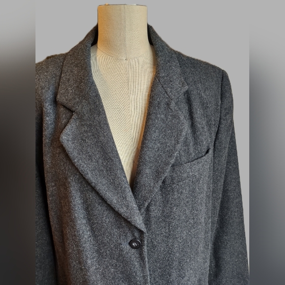 Vintage Eddie Bauer Charcoal Blazer - Picture 4 of 7